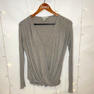 Evereve ALLISON JOY Black & White Stripe Blouse